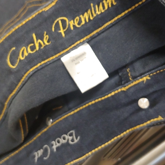 NWOT Cache Premium boot cut jeans wm. Sz.4 - Picture 13 of 16